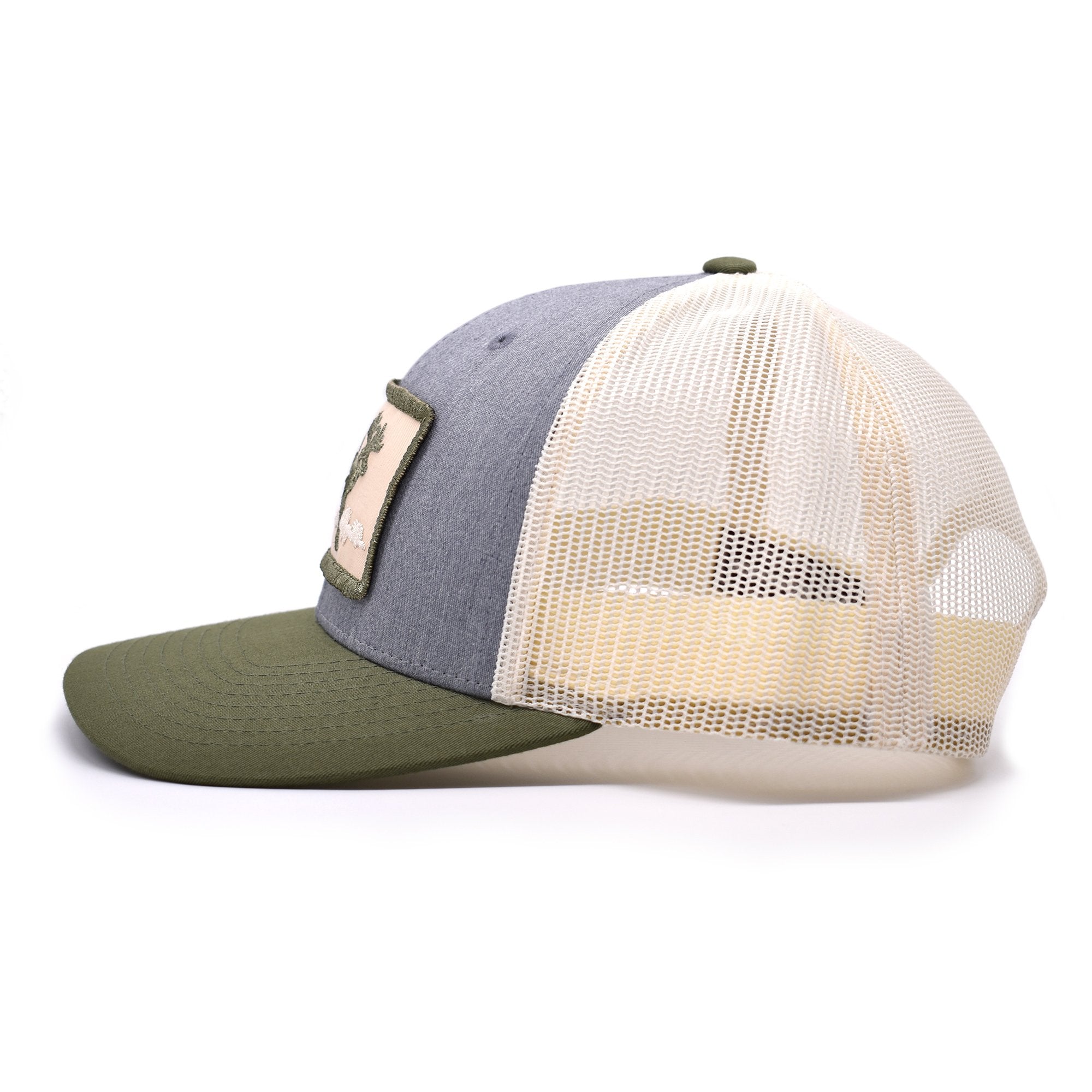 Deer Hunt Patch Heather Grey / Birch / Army Hat